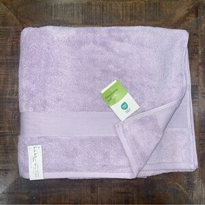 Nicole Miller Cotton Zero Twist & Combed Loops Absorbent 30x56”Bath Towel Lilac